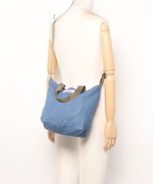 Battenwear(バテンウエア)の「【Battenwear/バテンウェア】米国製パッカブルコットントート/Mini Packable Tote(トートバッグ・メンズ・ストーン/オリーブドラブ/ブルー系その他・ONE SIZE)」の6枚目の写真