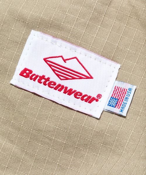Battenwear(バテンウエア)の「【Battenwear/バテンウェア】米国製パッカブルコットントート/Mini Packable Tote(トートバッグ・メンズ・ストーン/オリーブドラブ/ブルー系その他・ONE SIZE)」の10枚目の写真