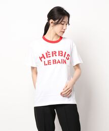 PICCIN | HERBISイタリアンフロッキーリンガーカラーTシャツ(Tシャツ/カットソー)