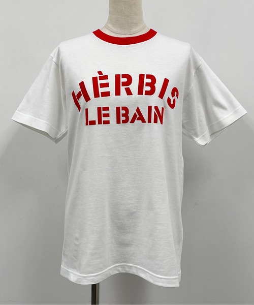 PICCIN（ピッチン）の「HERBISイタリアンフロッキーリンガーカラーTシャツ（Tシャツ/カットソー・レディース・ブラック/レッド・M）」の11枚目の写真