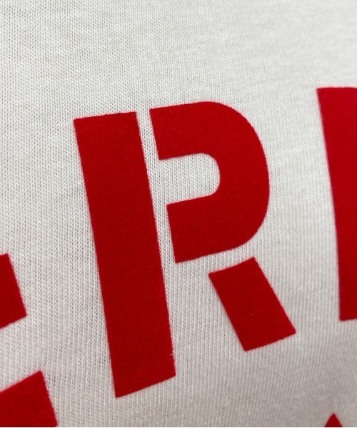 PICCIN（ピッチン）の「HERBISイタリアンフロッキーリンガーカラーTシャツ（Tシャツ/カットソー・レディース・ブラック/レッド・M）」の6枚目の写真