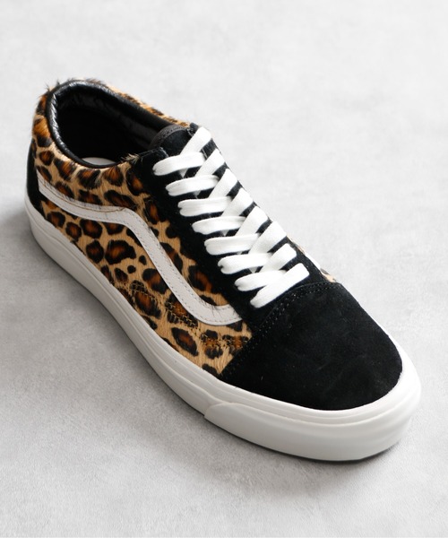 And A（アンドエー）の「VANS ヴァンズ / OLD SKOOL 36 DX オールドスクール ローカット スエード ハラコレザースニーカー レオパード（ヒョウ柄） / VN0A4BW3DJR_LPR（スニーカー・レディース・ホワイト×ブラック/レオパード・23.0cm/23.5cm/24.0cm/24.5cm）」の10枚目の写真