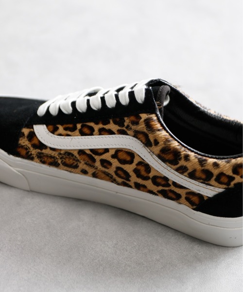 And A（アンドエー）の「VANS ヴァンズ / OLD SKOOL 36 DX オールドスクール ローカット スエード ハラコレザースニーカー レオパード（ヒョウ柄） / VN0A4BW3DJR_LPR（スニーカー・レディース・ホワイト×ブラック/レオパード・23.0cm/23.5cm/24.0cm/24.5cm）」の14枚目の写真