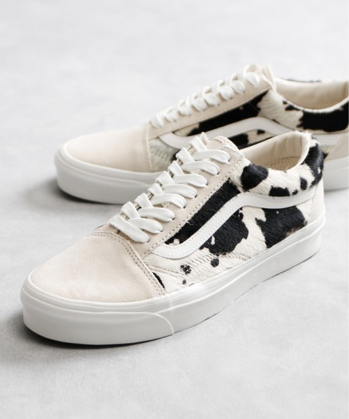 And A（アンドエー）の「VANS ヴァンズ / OLD SKOOL 36 DX オールドスクール ローカット スエード ハラコレザースニーカー レオパード（ヒョウ柄） / VN0A4BW3DJR_LPR（スニーカー・レディース・ホワイト×ブラック/レオパード・23.0cm/23.5cm/24.0cm/24.5cm）」の18枚目の写真