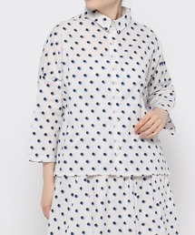 【ichi(イチ)】シャドードットシャツ