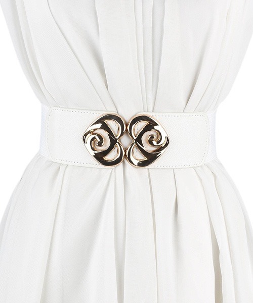 gossip！ロサンゼルス（ゴシップロサンゼルス）の「サッシュベルト（ベルト・レディース・ブラック系その他/ブラック/ホワイト/ホワイト系その他・FREE）」の2枚目の写真