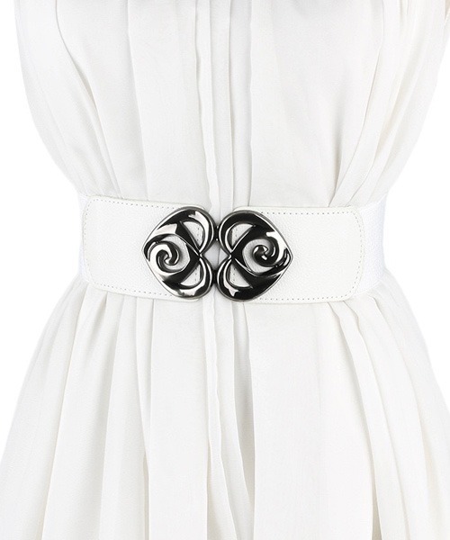 gossip！ロサンゼルス（ゴシップロサンゼルス）の「サッシュベルト（ベルト・レディース・ブラック系その他/ブラック/ホワイト/ホワイト系その他・FREE）」の21枚目の写真