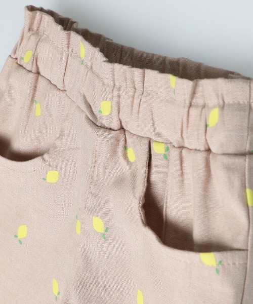 Moujonjon（ムージョンジョン）の「ＳＴダンガリーフルーツ柄込ショーパン（その他パンツ・キッズ・ベージュ/グリーン・140/90/100/130/110/95/120）」の15枚目の写真