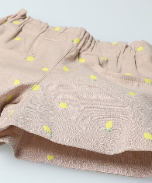 Moujonjon（ムージョンジョン）の「ＳＴダンガリーフルーツ柄込ショーパン（その他パンツ・キッズ・ベージュ/グリーン・140/90/100/130/110/95/120）」の13枚目の写真