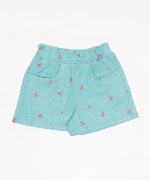 Moujonjon（ムージョンジョン）の「ＳＴダンガリーフルーツ柄込ショーパン（その他パンツ・キッズ・ベージュ/グリーン・140/90/100/130/110/95/120）」の17枚目の写真