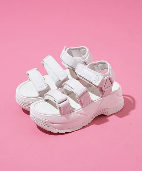 SHAKA(シャカ)の「SHAKA/シャカ NEO BUNGY CHUNKY(サンダル・レディース・ブラック/オフホワイト・23.0cm/24.0cm)」の4枚目の写真
