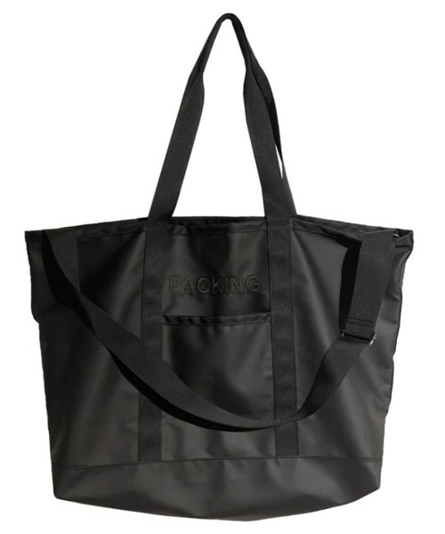 BEAVER(ビーバー)の「PACKING/パッキング UTILITY TOTE BAG (MATBLACK) ユーティリティートートバッグ (マットブラック) PA-021(トートバッグ・メンズ・ブラック・FREE)」の1枚目の写真