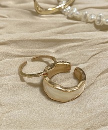 【apres jour clair×ARIAZ】ゴールドリング2セット