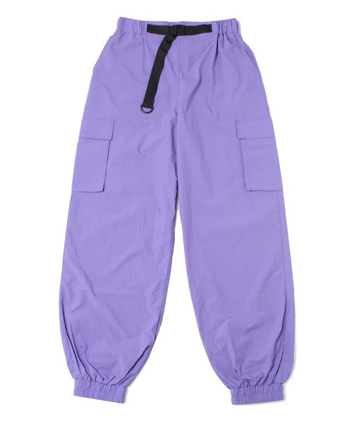 one way（ワンウェイ）の「ナイロンカーゴパンツ（カーゴパンツ・レディース・パープル/ダークグリーン/ホワイト/ブラック/レッド・FREE）」の5枚目の写真