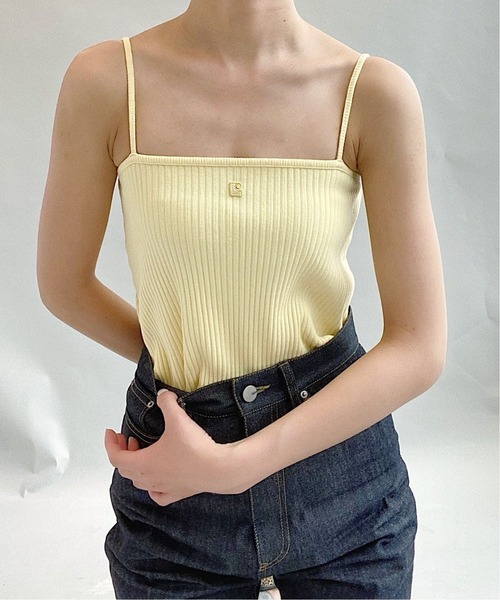 Charles Chaton（シャルルシャトン）の「C リブキャミソール（キャミソール・レディース・ピンク/イエロー/ネイビー・FREE）」の7枚目の写真