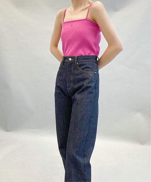 Charles Chaton（シャルルシャトン）の「C リブキャミソール（キャミソール・レディース・ピンク/イエロー/ネイビー・FREE）」の9枚目の写真