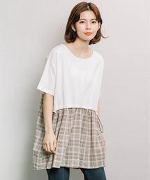 refinedworks | ストライプ切替ドロストTN(Tシャツ/カットソー)