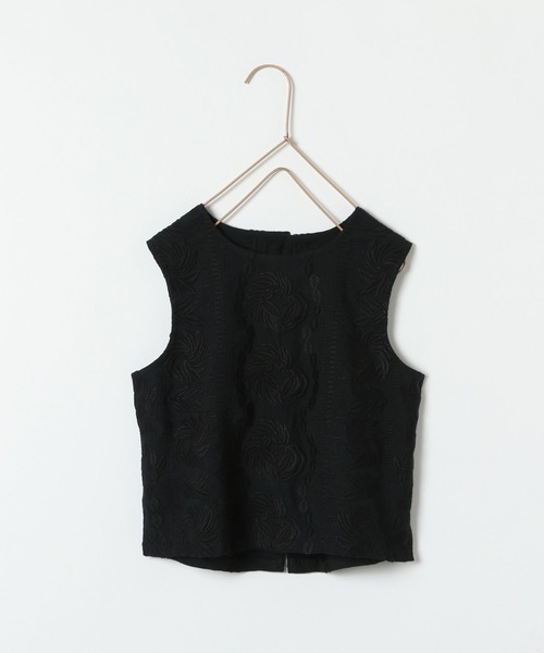 LOWRYS FARM（ローリーズファーム）の「シシュウ２ＷＡＹベスト　276595（ベスト・キッズ・ブラック/オフホワイト・110cm/120cm/130cm/140cm/150cm）」の11枚目の写真