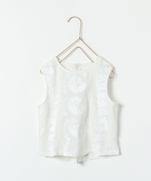 LOWRYS FARM（ローリーズファーム）の「シシュウ２ＷＡＹベスト　276595（ベスト・キッズ・ブラック/オフホワイト・110cm/120cm/130cm/140cm/150cm）」の12枚目の写真