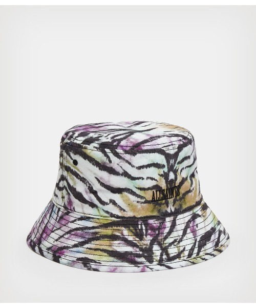 ALLSAINTS(オールセインツ)の「TIEDYE TIGER BUCKET HAT | TIEDYE タイガー バケット ハット(ハット・メンズ・パープル系その他・ONE SIZE)」の5枚目の写真