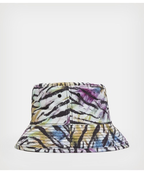 ALLSAINTS(オールセインツ)の「TIEDYE TIGER BUCKET HAT | TIEDYE タイガー バケット ハット(ハット・メンズ・パープル系その他・ONE SIZE)」の6枚目の写真