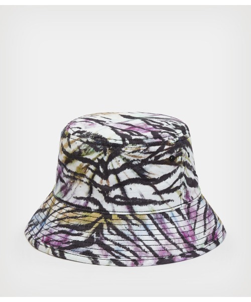 ALLSAINTS(オールセインツ)の「TIEDYE TIGER BUCKET HAT | TIEDYE タイガー バケット ハット(ハット・メンズ・パープル系その他・ONE SIZE)」の4枚目の写真