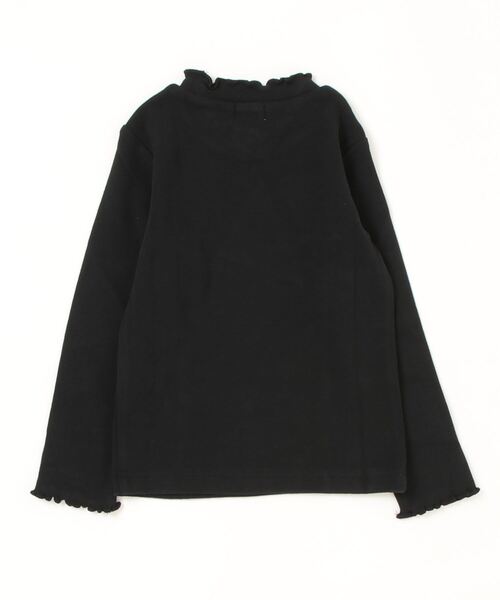 trois lapins kp(トロワラパンケーピー)の「フライス微起毛長袖Tシャツ(100~130)(Tシャツ/カットソー・キッズ・ブラック/オフホワイト/イエロー・110cm/100cm/120cm/130cm)」の4枚目の写真