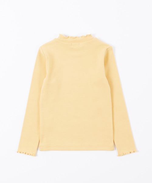 trois lapins kp(トロワラパンケーピー)の「フライス微起毛長袖Tシャツ(100~130)(Tシャツ/カットソー・キッズ・ブラック/オフホワイト/イエロー・110cm/100cm/120cm/130cm)」の7枚目の写真