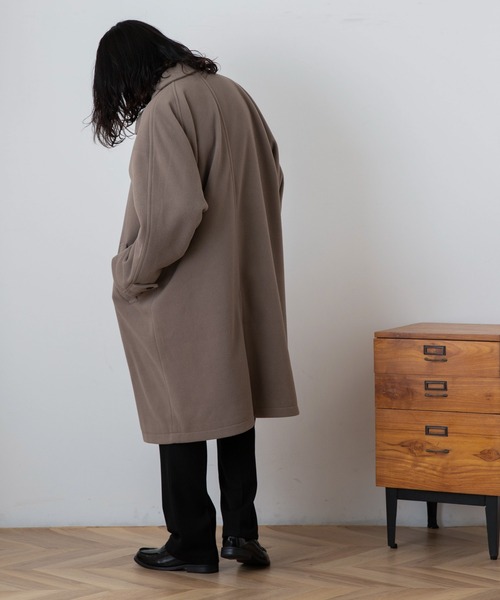 THE STANDARD（ザスタンダード）の「WEGO/ニットメルトンステンカラーコート（ステンカラーコート・メンズ・ベージュ/オレンジ/ブラック・LARGE/MEDIUM）」の12枚目の写真