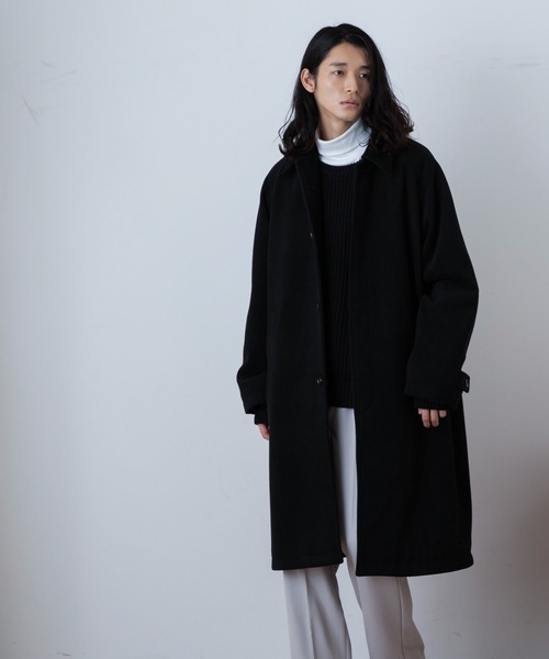 THE STANDARD（ザスタンダード）の「WEGO/ニットメルトンステンカラーコート（ステンカラーコート・メンズ・ベージュ/オレンジ/ブラック・LARGE/MEDIUM）」の7枚目の写真