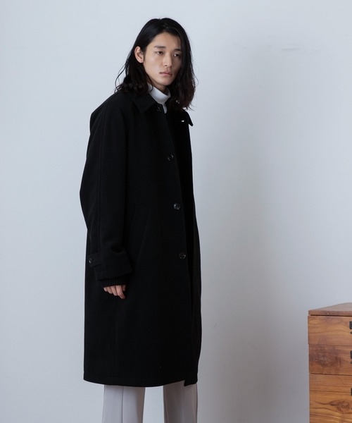 THE STANDARD（ザスタンダード）の「WEGO/ニットメルトンステンカラーコート（ステンカラーコート・メンズ・ベージュ/オレンジ/ブラック・LARGE/MEDIUM）」の8枚目の写真