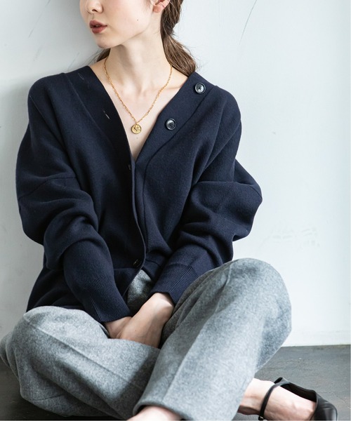 《追加》Vネックドルマンカーディガン
