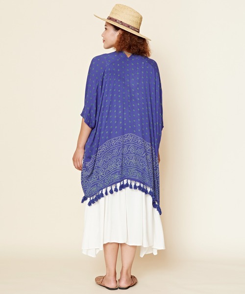 チャイハネ（チャイハネ）の「【チャイハネ】ホーリーUVカーディガン（カーディガン/ボレロ・レディース・ホワイト/ピンク/オレンジ/ブルー/グリーン・FREE）」の9枚目の写真