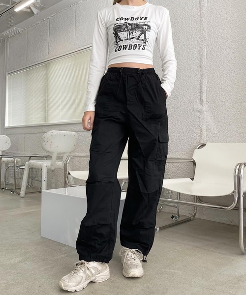 ダークストライプ ワイドパンツ バルーンシルエット 韓国 nr8033 ワンフォークロージング 1111clothing カラーデニム メンズ