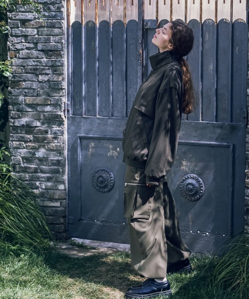 shiki tokyo(シキトウキョウ)の「M-90 Military Wide Cargo Pants / M-90 ミリタリーワイドカーゴパンツ(カーゴパンツ・メンズ・ブラック/カーキ・SMALL/MEDIUM/LARGE)」の18枚目の写真