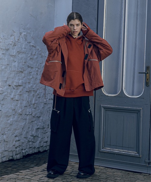 shiki tokyo(シキトウキョウ)の「M-90 Military Wide Cargo Pants / M-90 ミリタリーワイドカーゴパンツ(カーゴパンツ・メンズ・ブラック/カーキ・SMALL/MEDIUM/LARGE)」の20枚目の写真