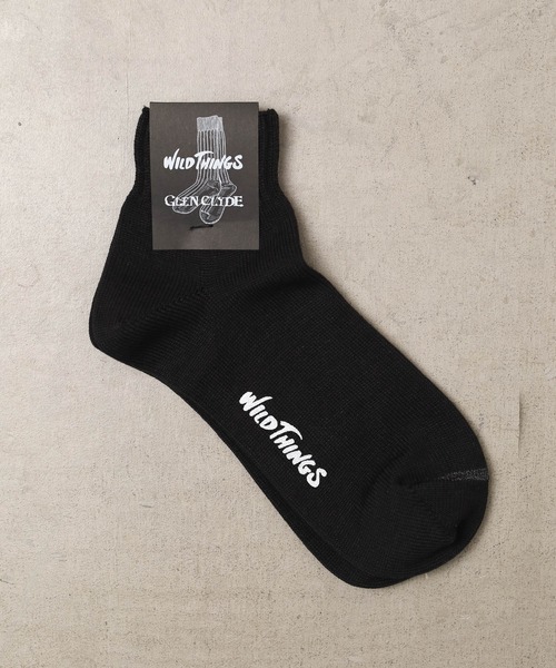GLEN CLYDE（グレンクライド）の「/WILD THINGS×GLEN CLYDE/CORDURA SHORT SOCKS（ソックス/靴下・メンズ・ホワイト/ブラック/オリーブ/カーキ・25cm-27cm）」の3枚目の写真