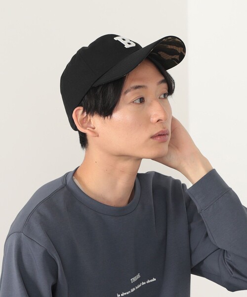 BEAMS HEART（ビームスハート）の「フェルト Bロゴ キャップ（キャップ・メンズ・ブラック/ネイビー/インディゴブルー・ONE SIZE）」の6枚目の写真