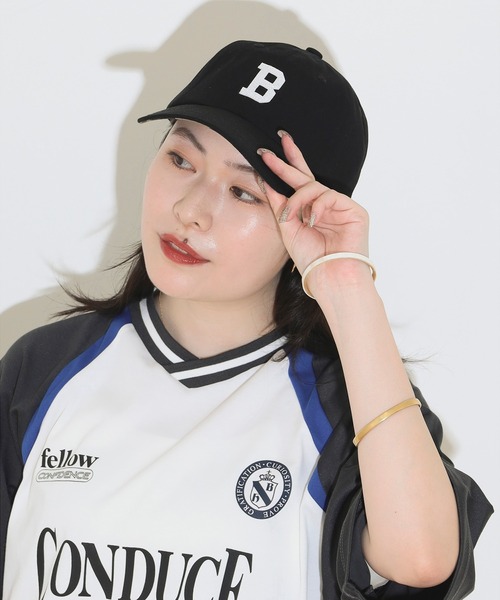 BEAMS HEART（ビームスハート）の「フェルト Bロゴ キャップ（キャップ・メンズ・ブラック/ネイビー/インディゴブルー・ONE SIZE）」の5枚目の写真