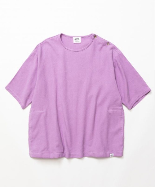 THING FABRICS（シングファブリックス）の「【8】【THING FABRICS】TF Pullover shirt（Tシャツ/カットソー・レディース・ホワイト/ブラック/ラベンダー・2/0/1）」の8枚目の写真