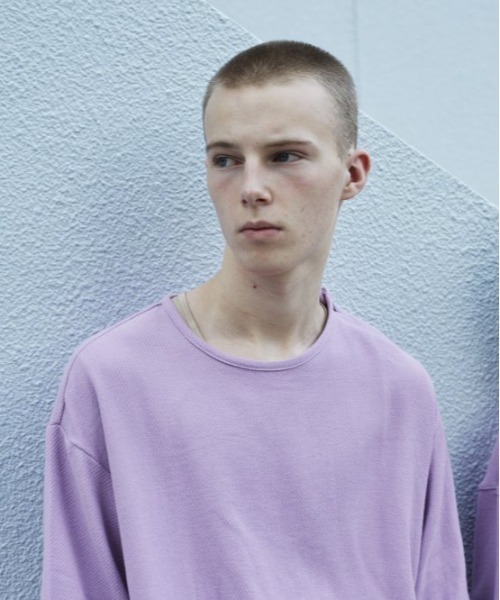 THING FABRICS（シングファブリックス）の「【8】【THING FABRICS】TF Pullover shirt（Tシャツ/カットソー・レディース・ホワイト/ブラック/ラベンダー・2/0/1）」の5枚目の写真