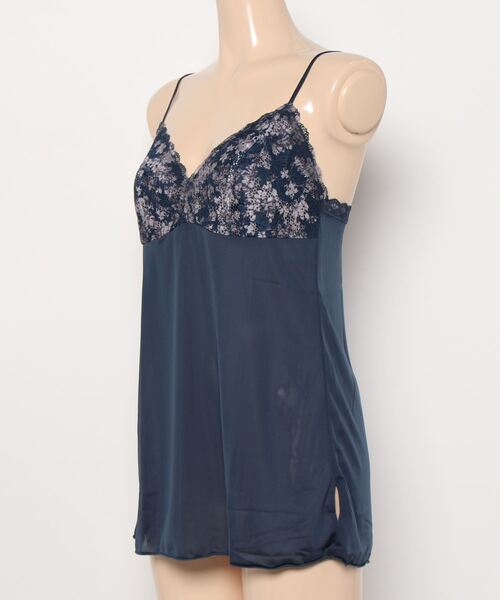 AMOSTYLE BY Triumph(アモスタイルバイトリンプ)の「ロングキャミソール クワイエット ペインティング AMST1405 L.CAMI JX(その他アンダーウェア/インナー・レディース・ブルー/グリーン・M/L)」の9枚目の写真