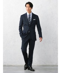 Perfect Suit FActory | 【上下洗える】オールシーズン ニットスーツ【クラシコ】ネイビー(スーツセット)