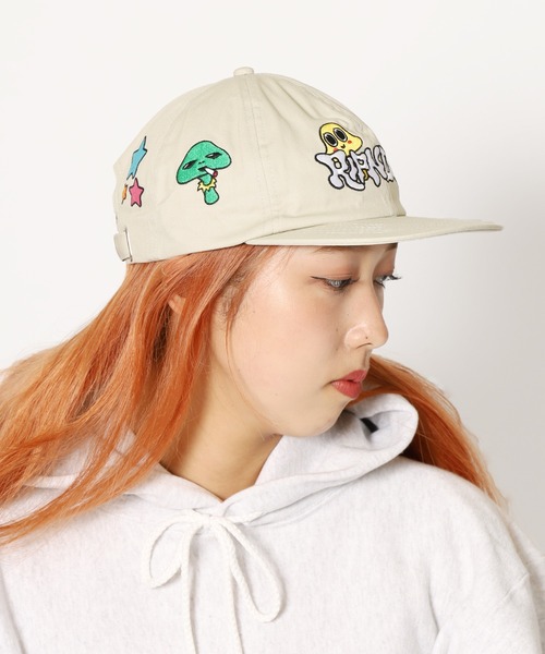 RIPNDIP（リップンディップ）の「RIPNDIP/リップンディップ Shroom Mania Strapback キャップ（キャップ・メンズ・ベージュ・FREE）」の3枚目の写真