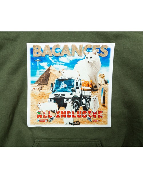 BEAVER（ビーバー）の「BACANCES ALL INCLUSIVE/バカンスオールインクルーシブ　BC HOODIE ITWS PYRAMID BC012205（パーカー・メンズ・ブラック/パープル/オリーブ・MEDIUM/LARGE/X-LARGE）」の4枚目の写真