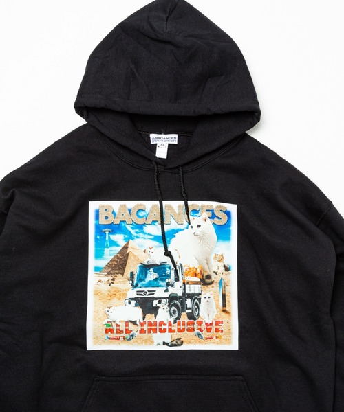 BEAVER（ビーバー）の「BACANCES ALL INCLUSIVE/バカンスオールインクルーシブ　BC HOODIE ITWS PYRAMID BC012205（パーカー・メンズ・ブラック/パープル/オリーブ・MEDIUM/LARGE/X-LARGE）」の9枚目の写真