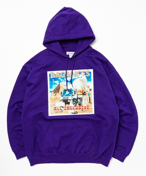 BEAVER（ビーバー）の「BACANCES ALL INCLUSIVE/バカンスオールインクルーシブ　BC HOODIE ITWS PYRAMID BC012205（パーカー・メンズ・ブラック/パープル/オリーブ・MEDIUM/LARGE/X-LARGE）」の19枚目の写真