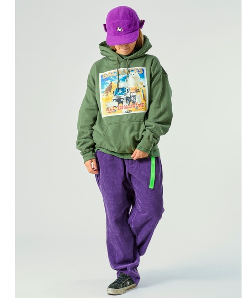 BEAVER（ビーバー）の「BACANCES ALL INCLUSIVE/バカンスオールインクルーシブ　BC HOODIE ITWS PYRAMID BC012205（パーカー・メンズ・ブラック/パープル/オリーブ・MEDIUM/LARGE/X-LARGE）」の13枚目の写真