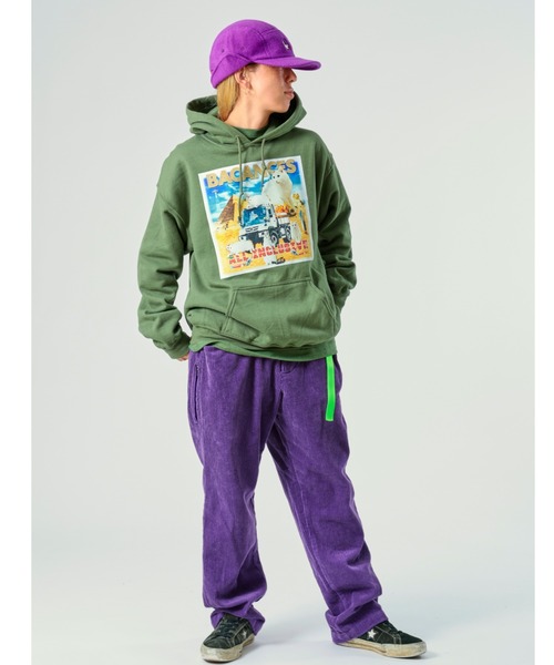 BEAVER（ビーバー）の「BACANCES ALL INCLUSIVE/バカンスオールインクルーシブ　BC HOODIE ITWS PYRAMID BC012205（パーカー・メンズ・ブラック/パープル/オリーブ・MEDIUM/LARGE/X-LARGE）」の14枚目の写真