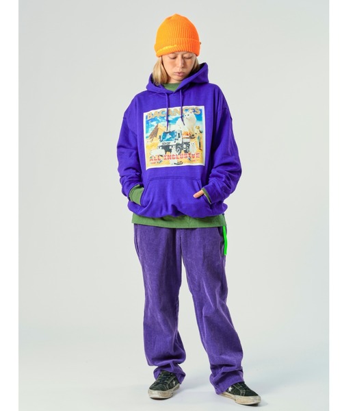 BEAVER（ビーバー）の「BACANCES ALL INCLUSIVE/バカンスオールインクルーシブ　BC HOODIE ITWS PYRAMID BC012205（パーカー・メンズ・ブラック/パープル/オリーブ・MEDIUM/LARGE/X-LARGE）」の20枚目の写真